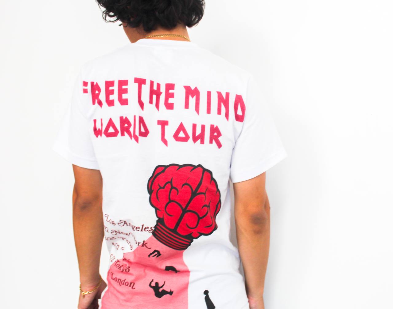 Free the Mind World Tour T-Shirt White